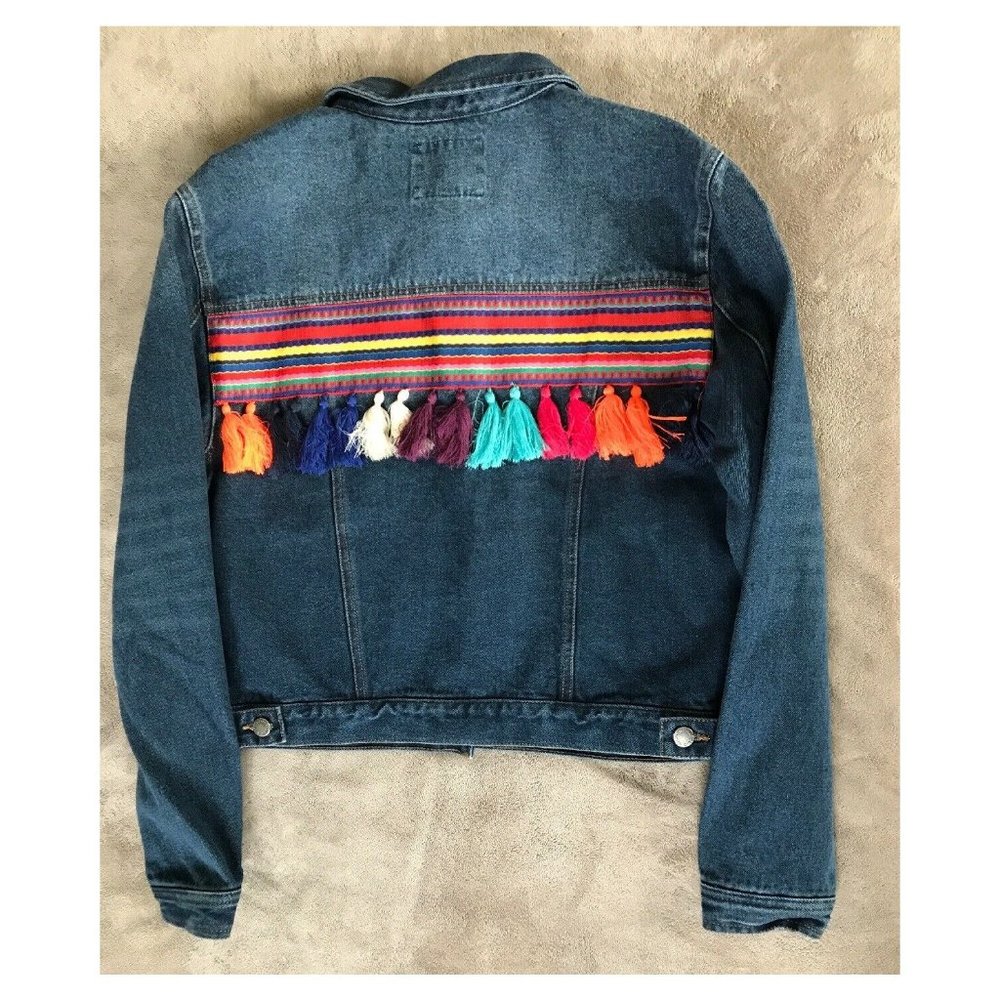 Buffalo David Bitton Southwestern Jean Jacket Size M NWT